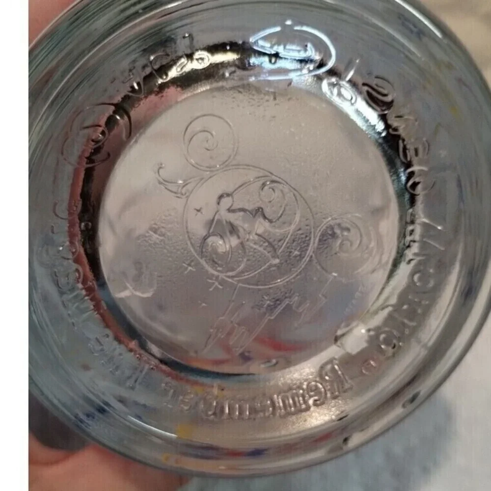 Disney Epcot‎ World Showcase Sorcerer Mickey Glass Cup Tumbler